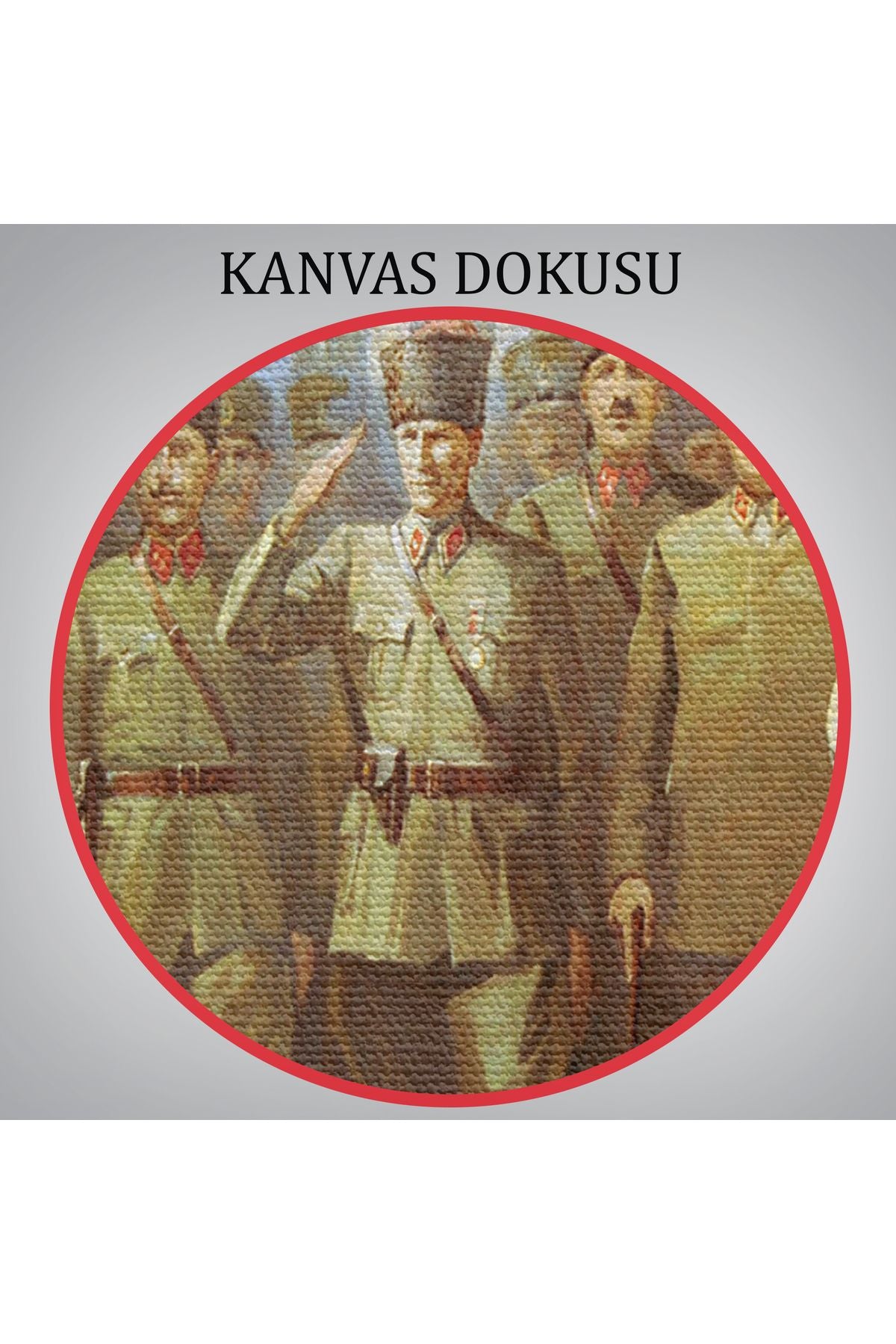 İzmir'in Kurtuluşu Tablosu - Atatürk'ün İzmire Girişi-6627