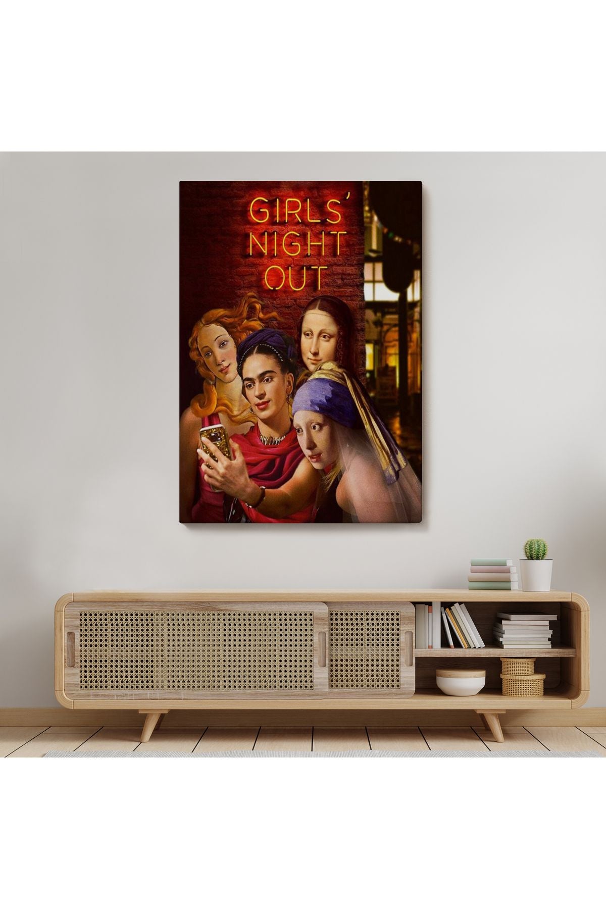 Kızlar Gecesi, Girls Night Out, Dekoratif Duvar Tablosu-6112