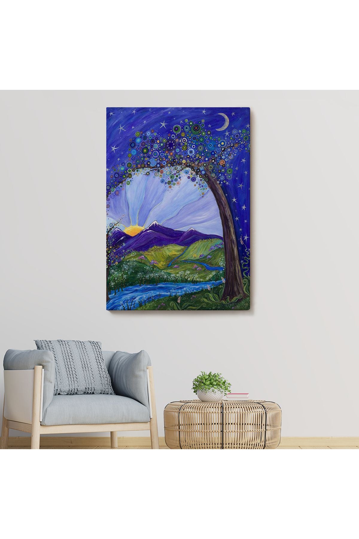 Tanielle Childers'ın Rüya Ağacı Sanatsal Reprodüksiyon Tablosu-6377