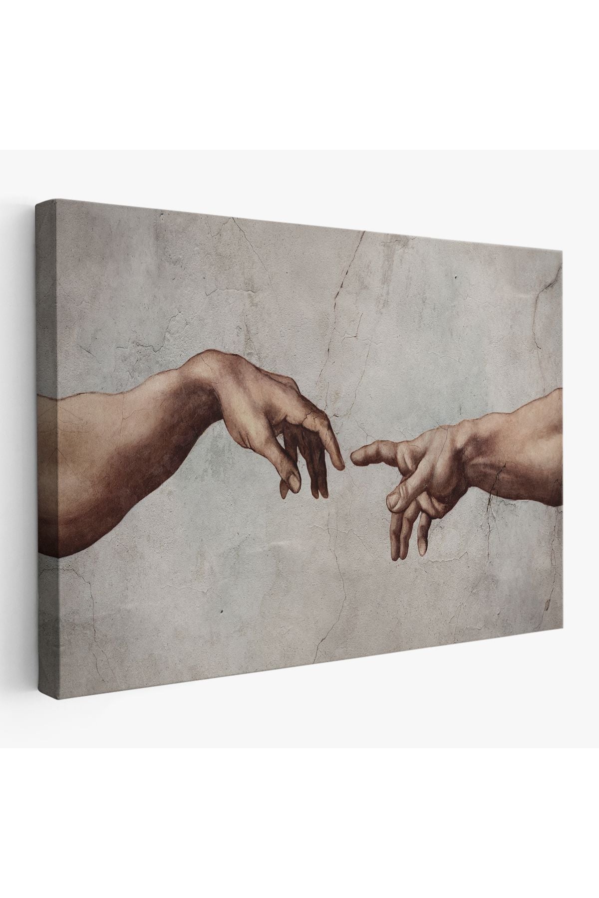 Ademin Yaratılışı Michelangelo Kanvas Tablo-3753
