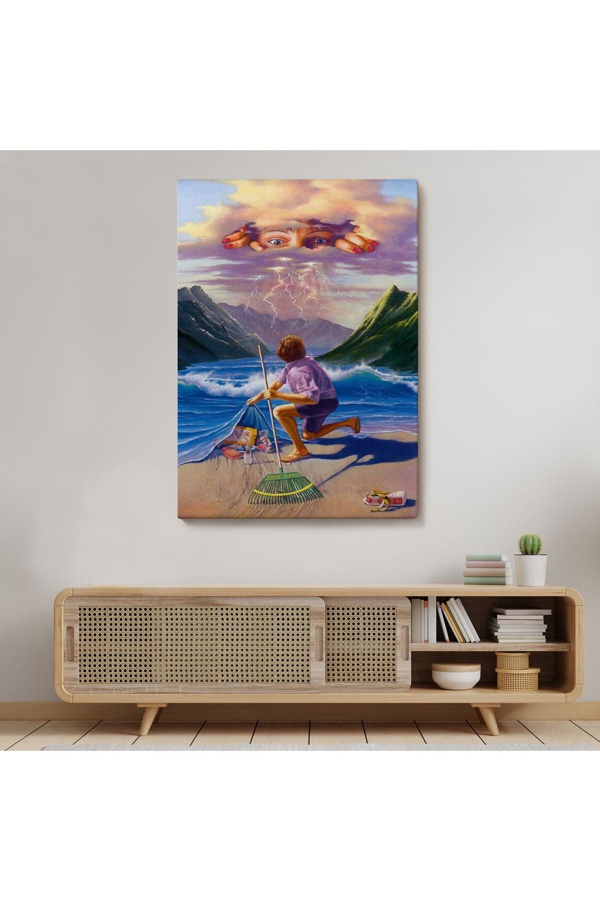 Çevre Temizliği Temalı Duvar Tablosu-6075