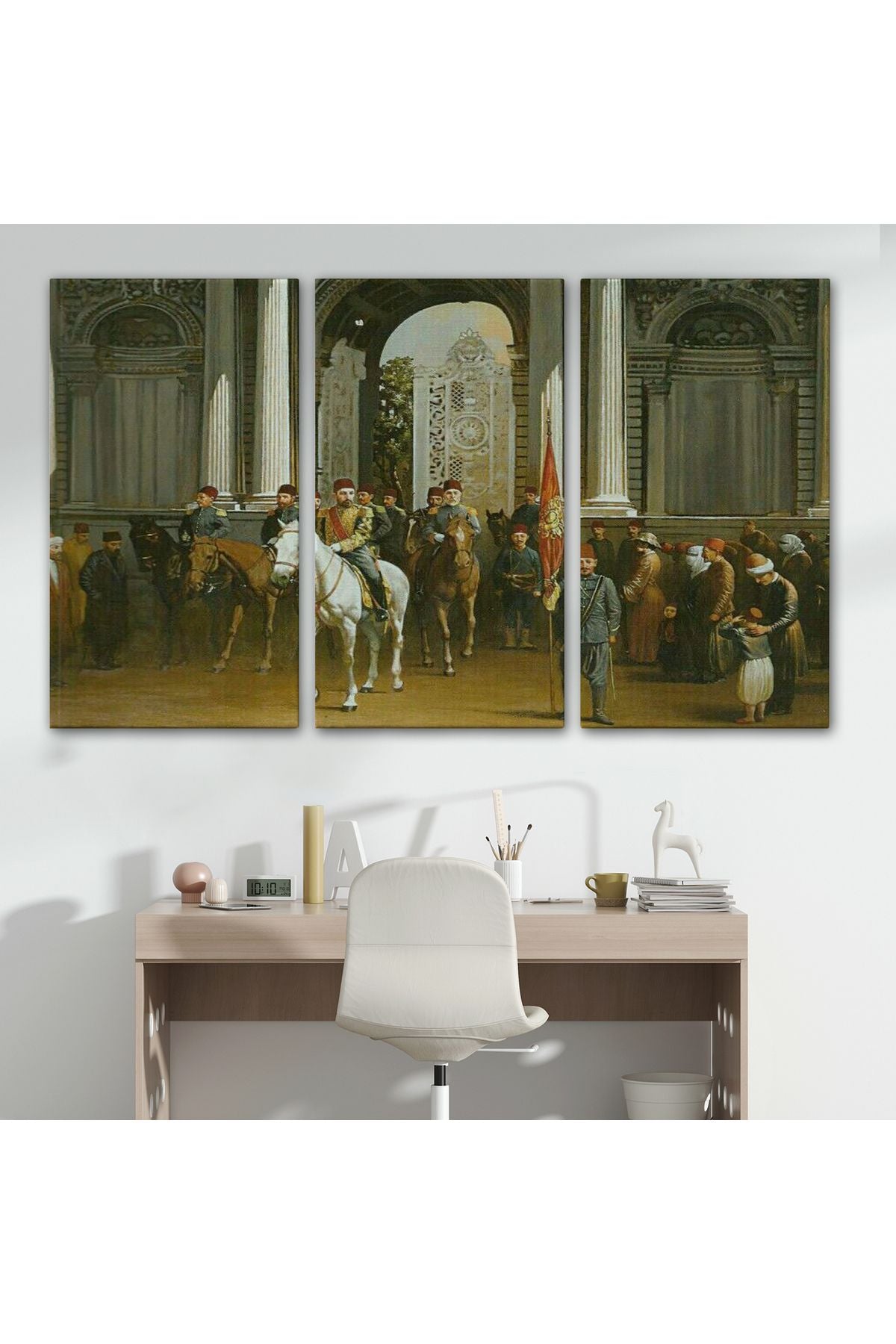 Abdülhamin Han Dolmabahçe Sarayı Tablosu-6557