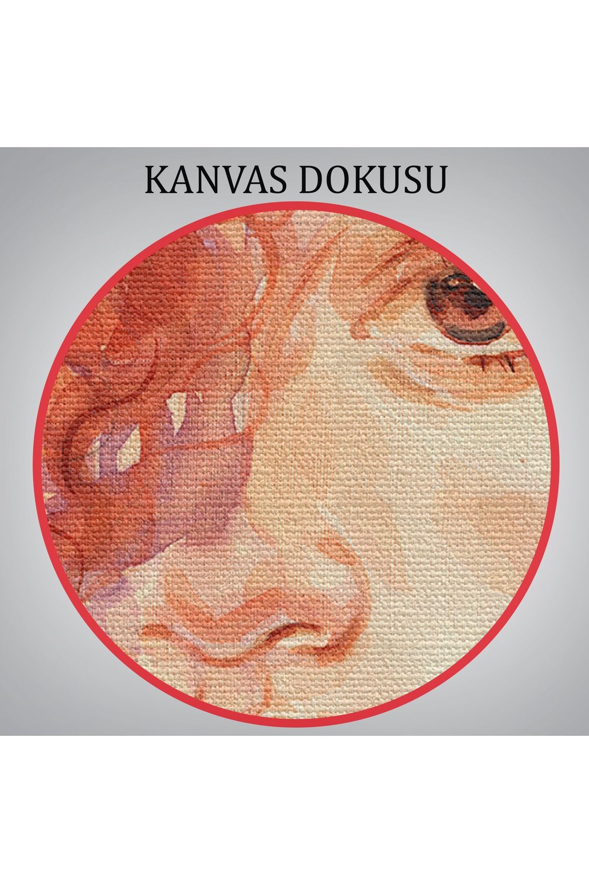 Afrikalı Kadın Suluboya Görünüm Dekoratif Kanvas Tablo-3732