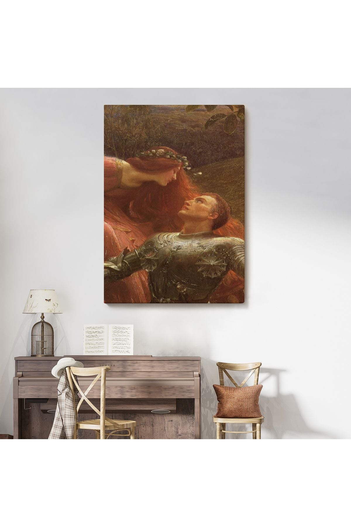 Özel Tasarım, Dekortif BaskıMerhametsiz Kadın Duvar Tablosu-6098