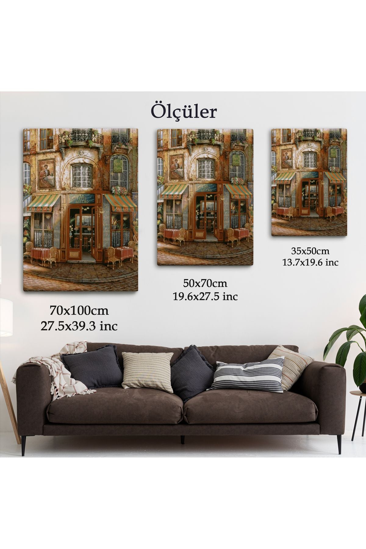 Le Petıt Bıstro Kanvas Duvar Tablosu-6062