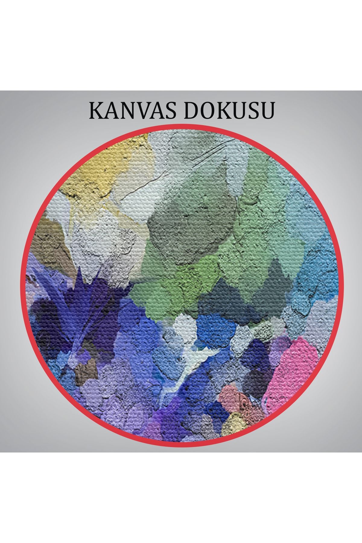 Modern Sanat Soyut Çiçekler Dekoratif Kanvas Duvar Tablo-3650