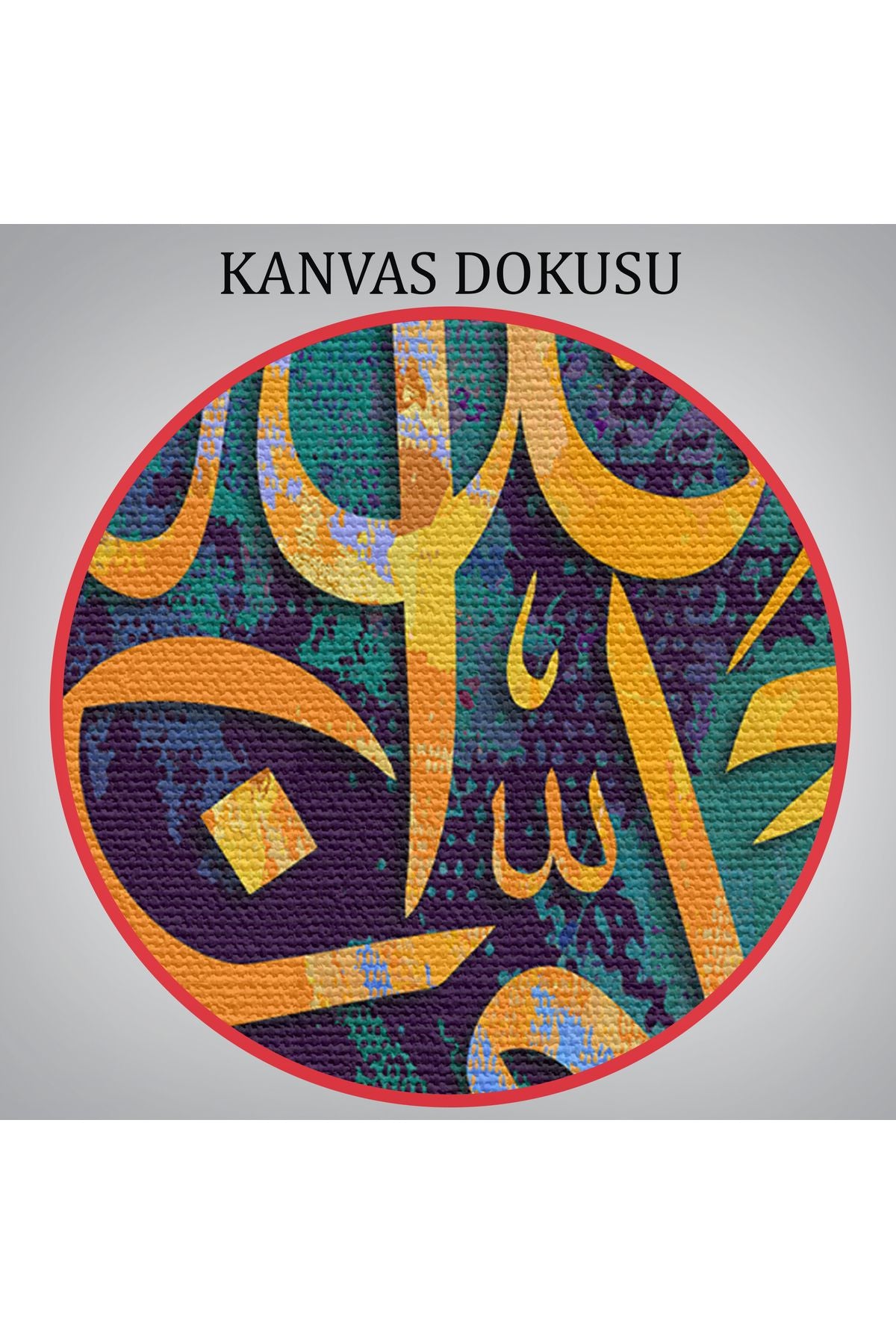 trndry seri001 Modern Dini Dekoratif Kanvas Tablo-3382