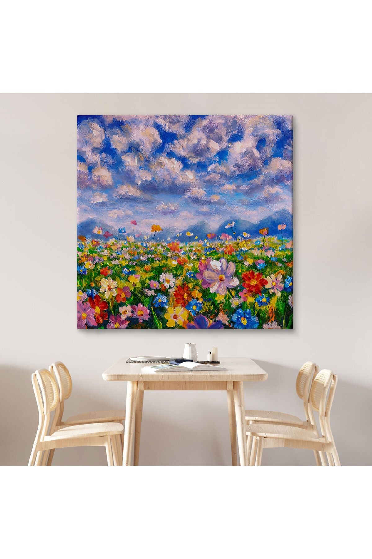 Kır Çiçekleri Kanvas Tablo-5908