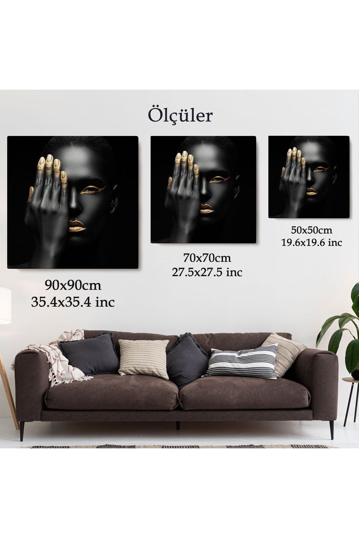 Afrikalı Kadın Kanvas Tablo, Afrikalı Kadın Duvar Sanatı, Afrikalı Kız Kanvas-5329