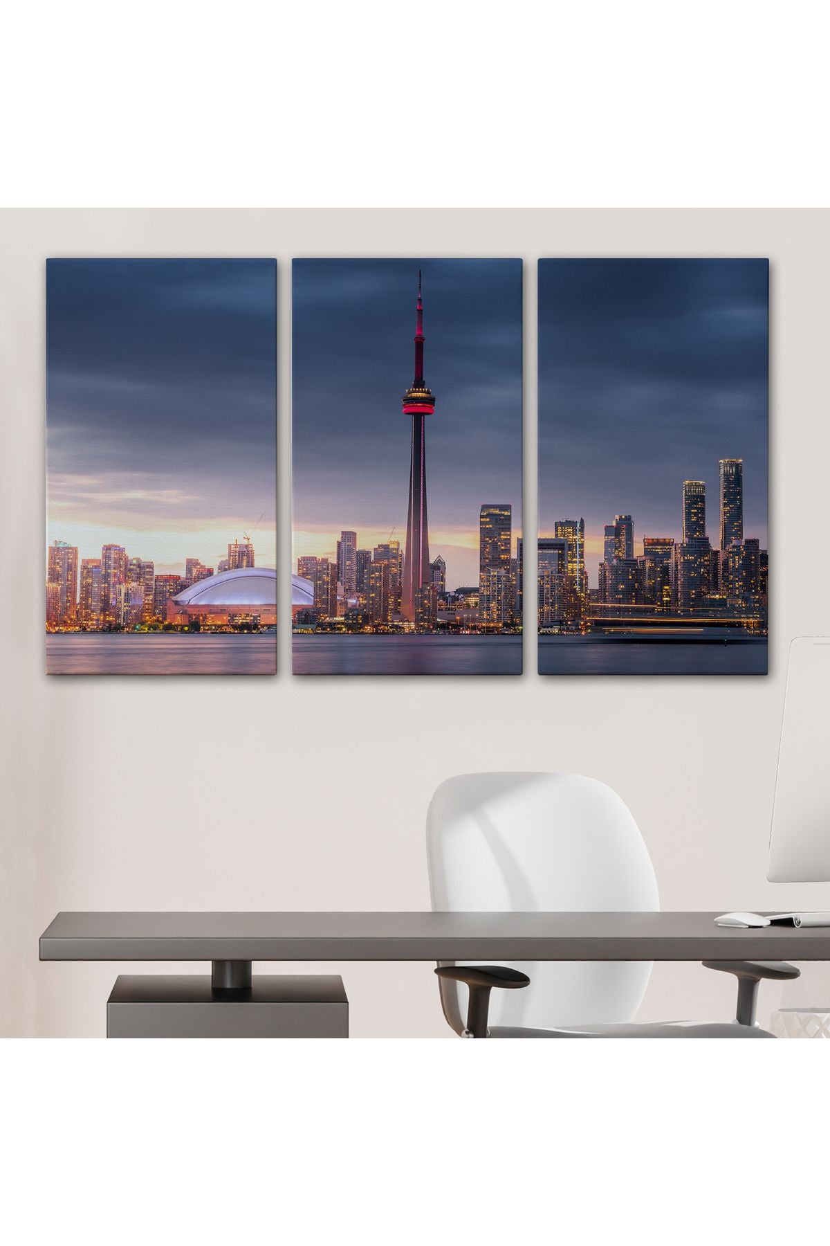 Kanada Toronto Manzarası Kanvas Tablo-5079