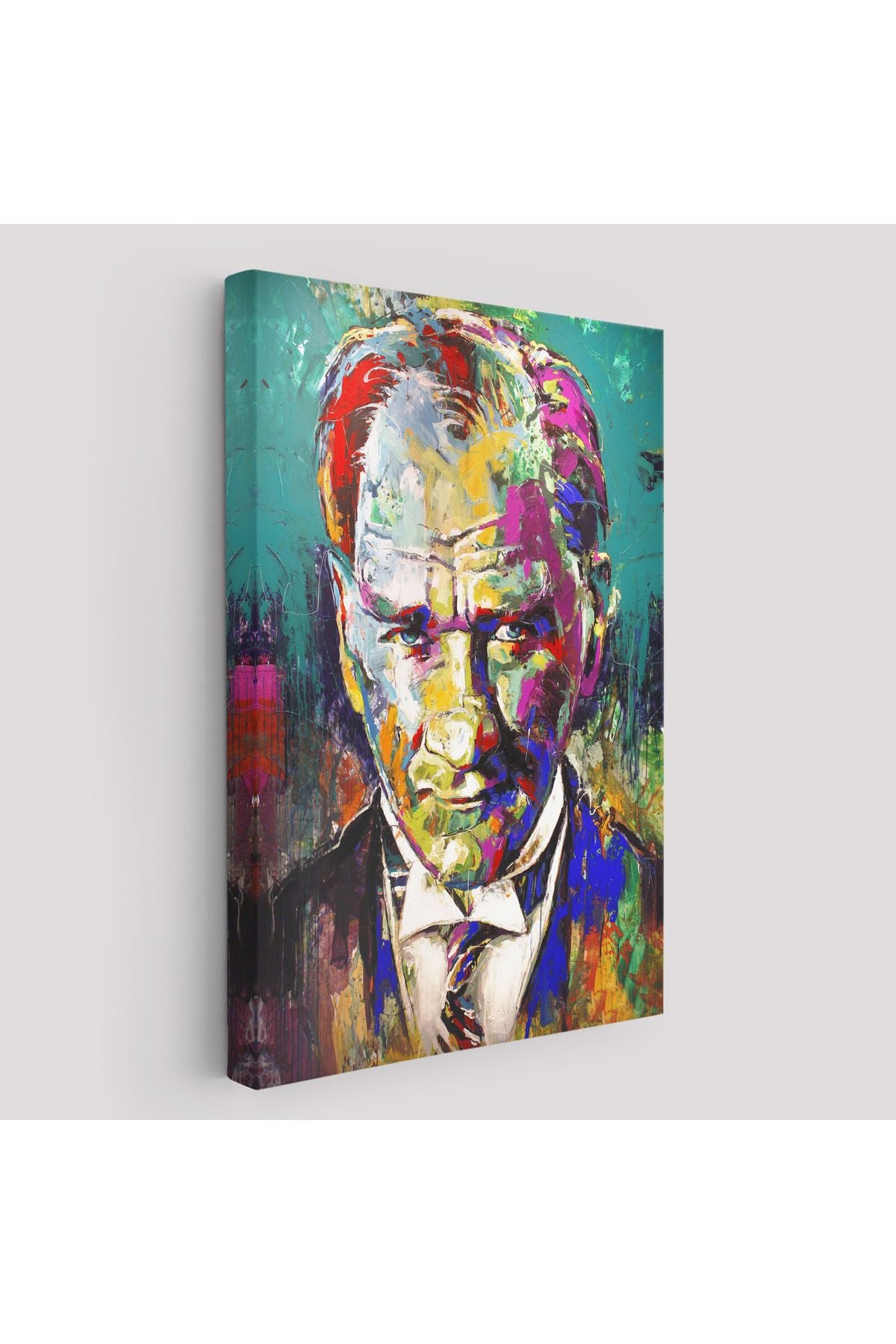 Renkli Mustafa Kemal Atatürk Tablosu-6327
