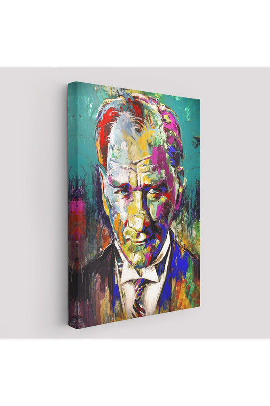Renkli Mustafa Kemal Atatürk Tablosu-6327