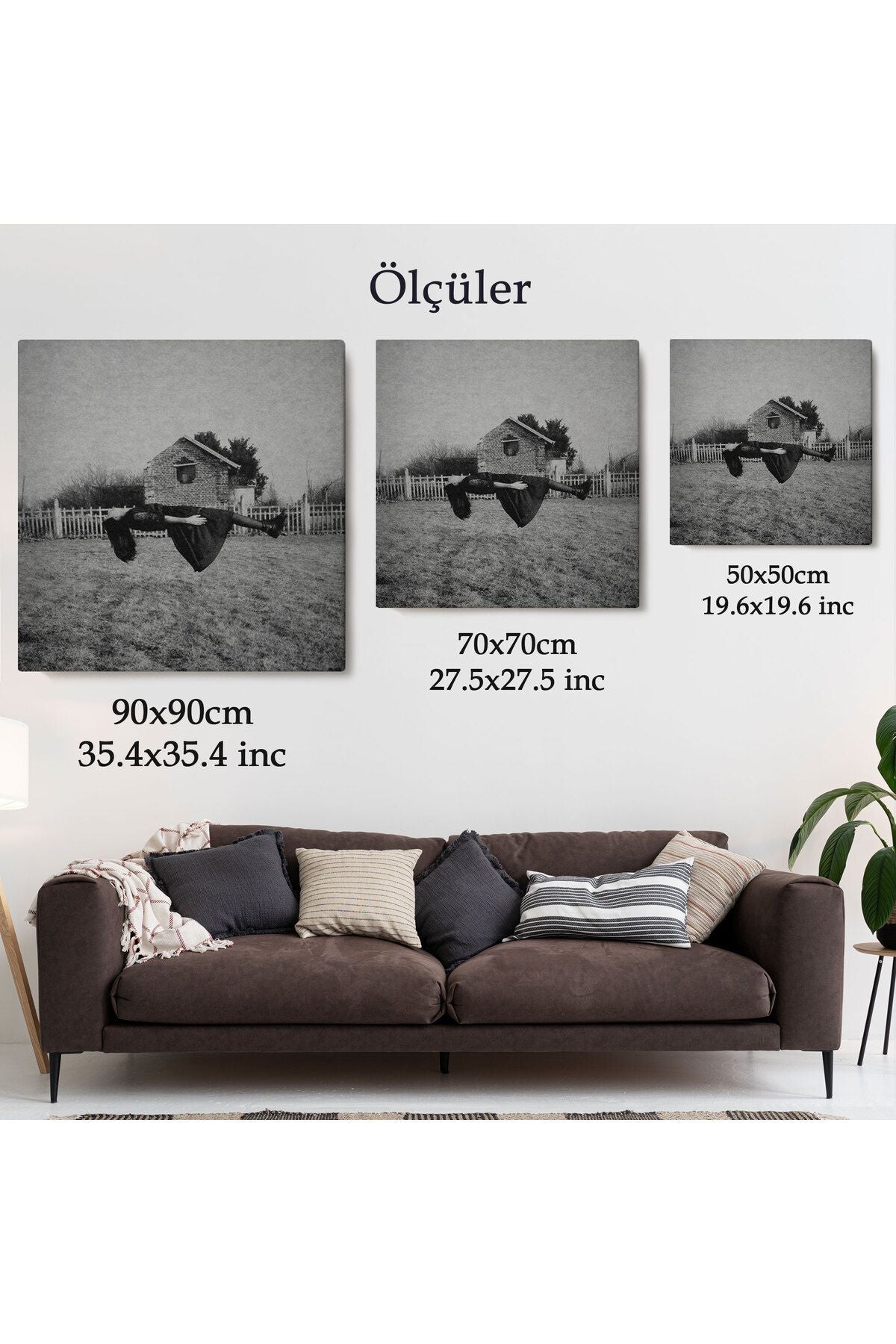 Dekoratif Kanvas Tablo-Cadı Kadın Şabat Ayini Duvar Tablosu 5874