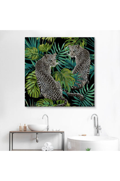 Leoparlar Dekoratif Kanvas Tablo-5813