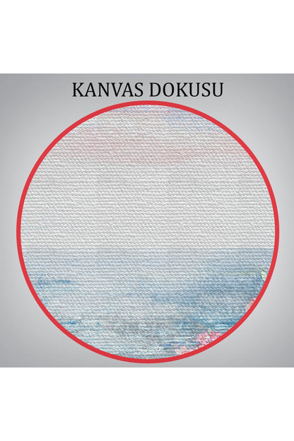Okyanus Manzaralı Yağlıboya Görünüm Dekoratif Kanvas Duvar Tablosu-3509