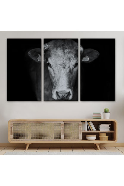 İnek Dekoratif Kanvas Tablo 1137