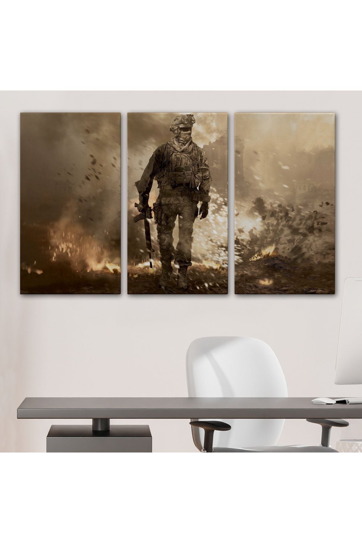 Dekoratif Kanvas Tablo-Call Of Duty PC Oyunu Duvar Tablosu 6572