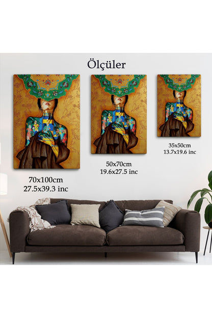 Ukrayna Temalı Dekoratif Duvar Tablosu-6134