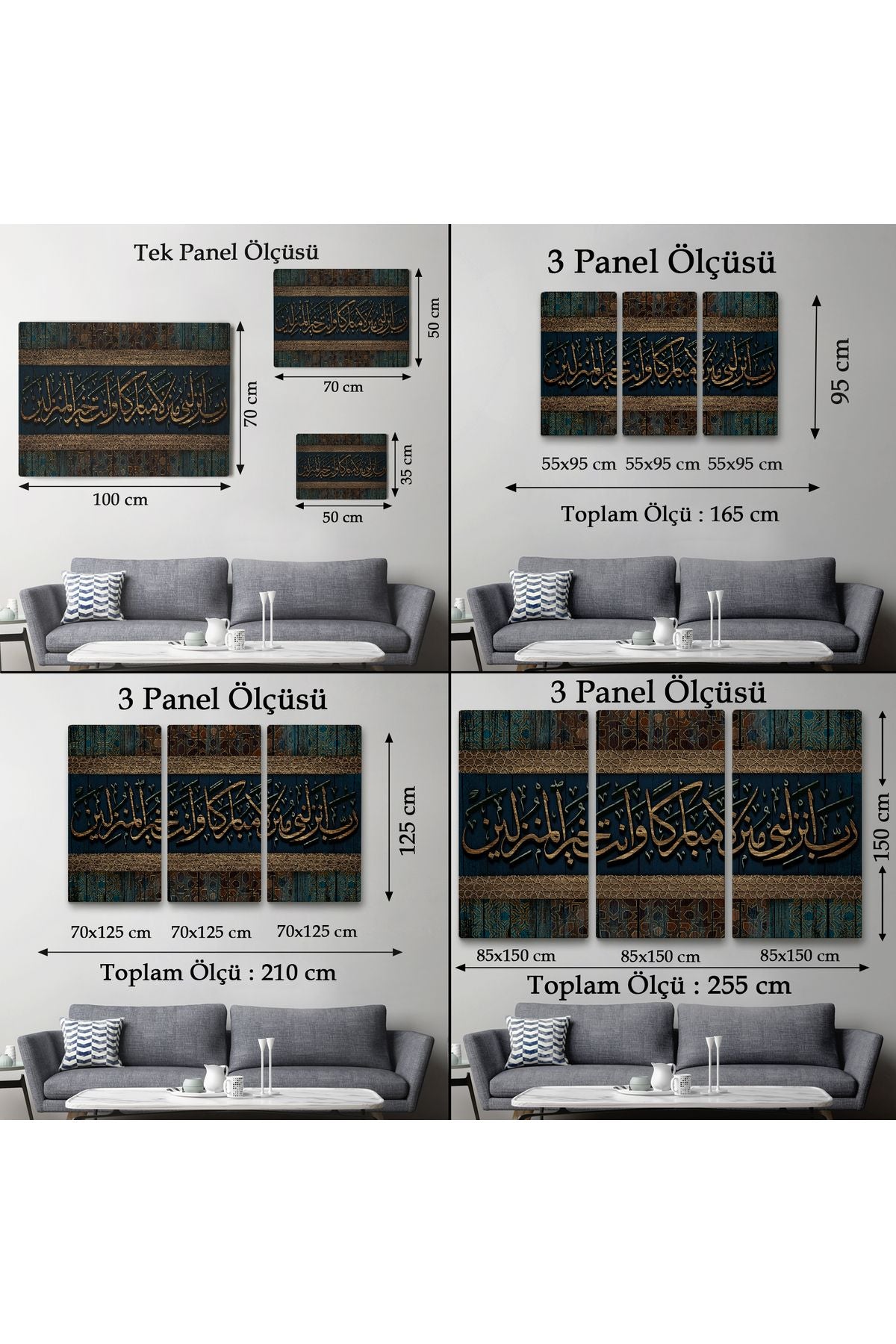 Rabbim!Beni Bereketli Bir Yere İndir.Sen,İskân Edenlerin En Hayırlısısın Tablo-3410