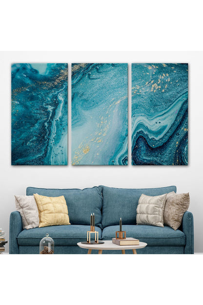 Soyut Okyanus Derinlikleri Duvar Tablosu-1218