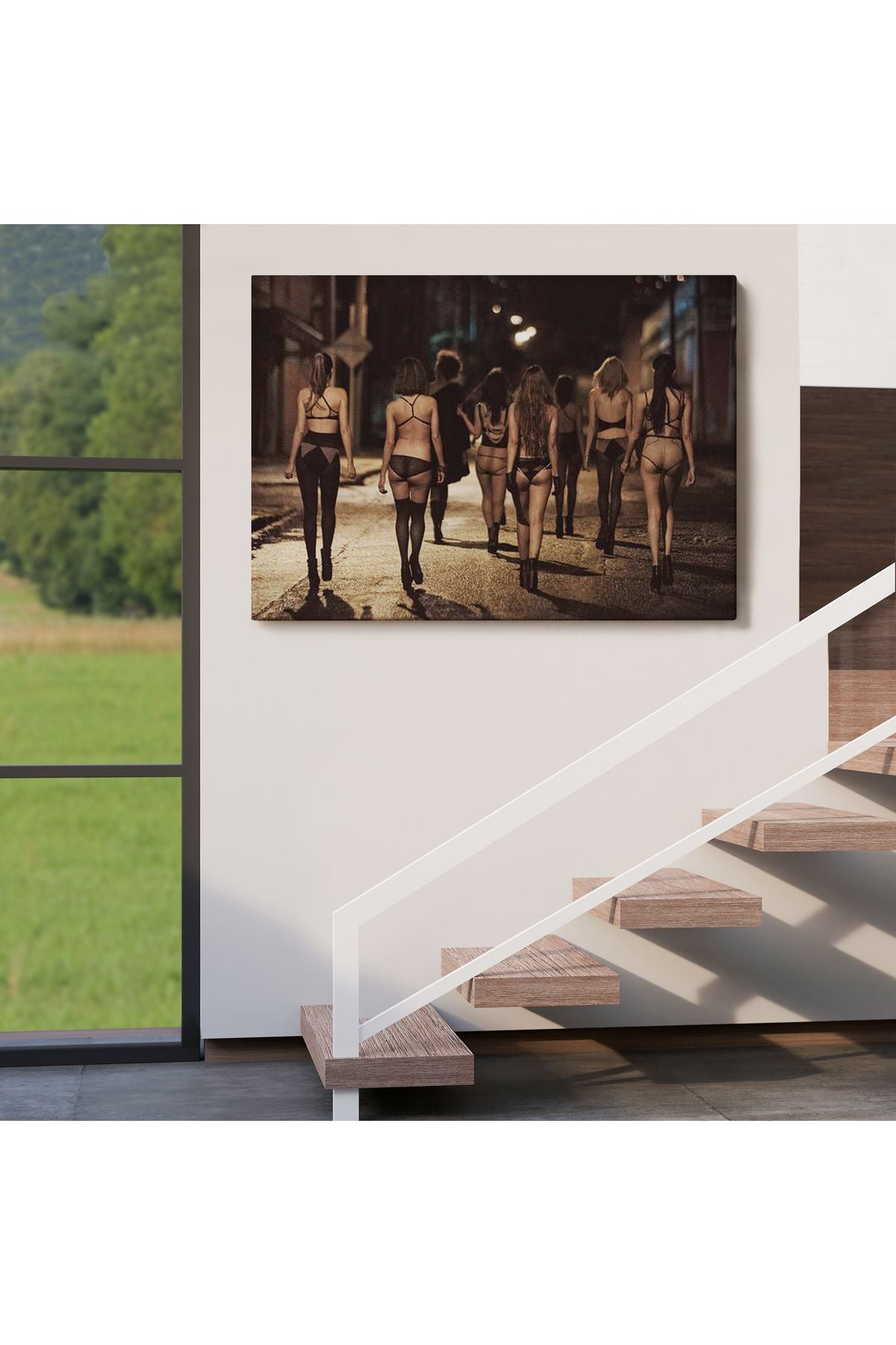 Sokak Kadınları Tablosu - Street Woman-6554