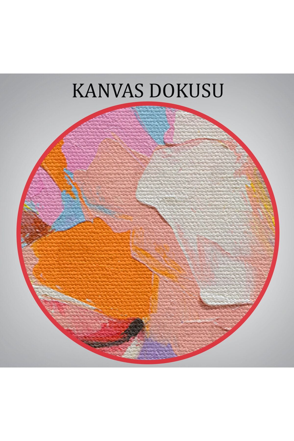 Güzel Kadın Yağlıboya Görünüm Dekoratif Kanvas Duvar Tablosu-5834