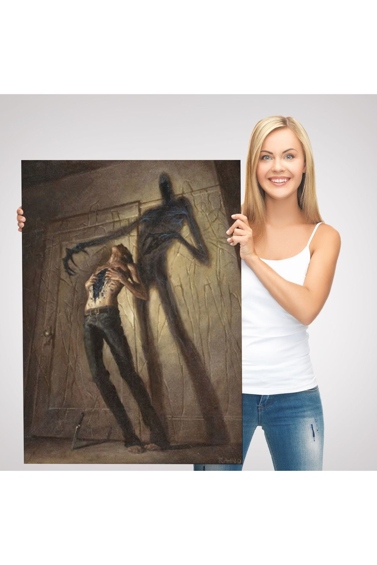 Sürreal Depresyon Duvar Tablosu-6111