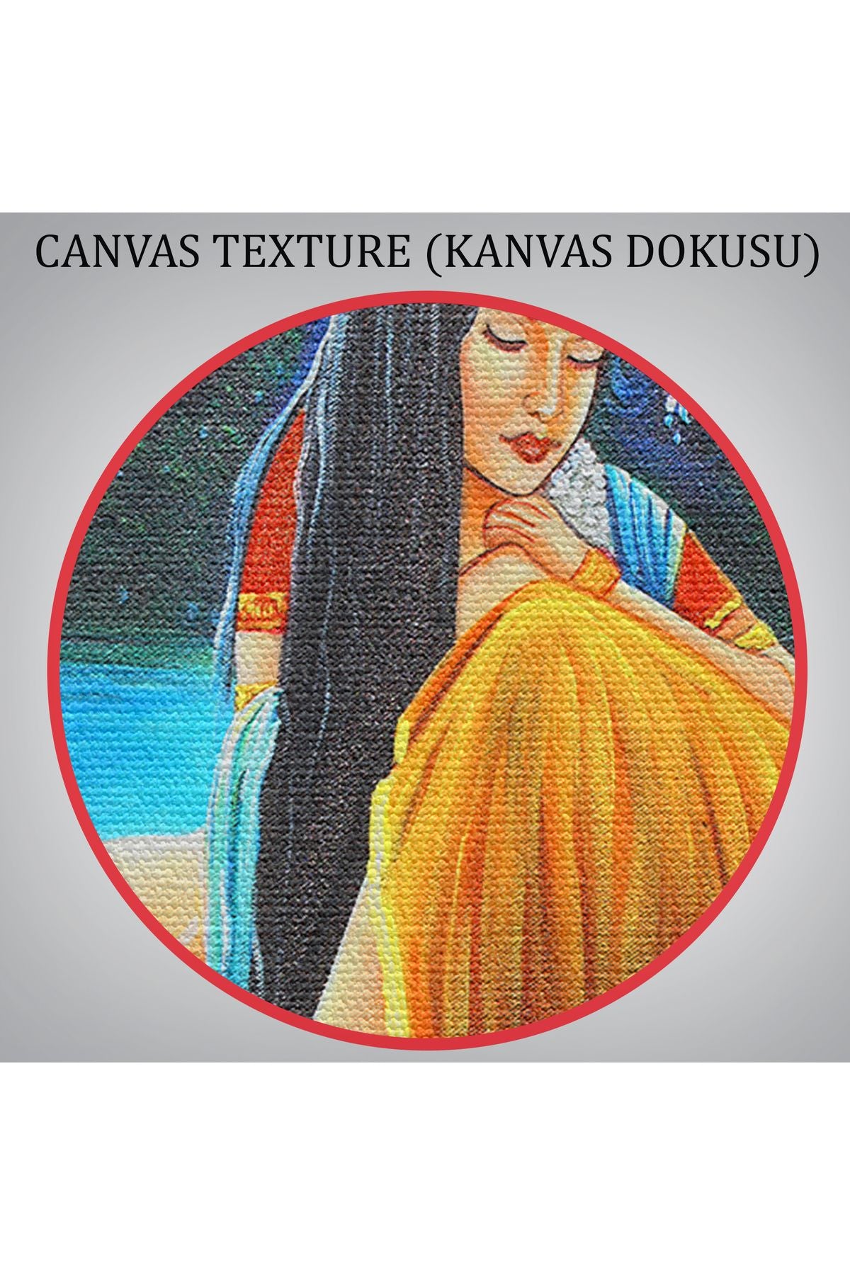 Hindistanlı Aşıklar Dekoratif Duvar tablosu-3472