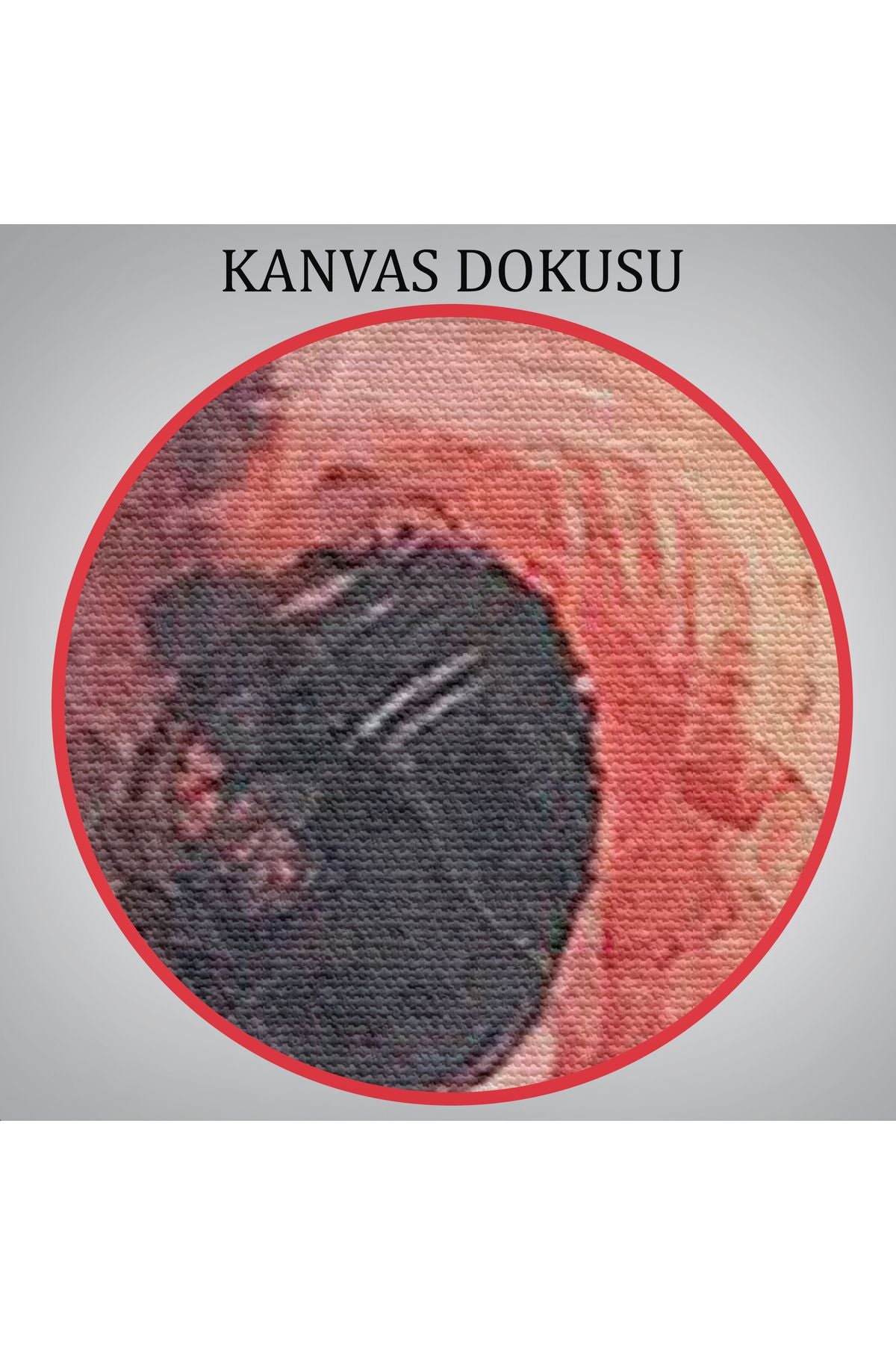 Komik İnek Portre Duvar Tablosu-6087