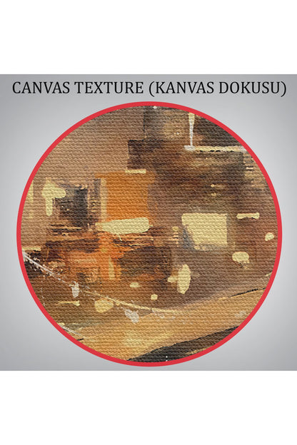 New York Nehir ve Köprü Manzarası Duvar Tablosu-3733