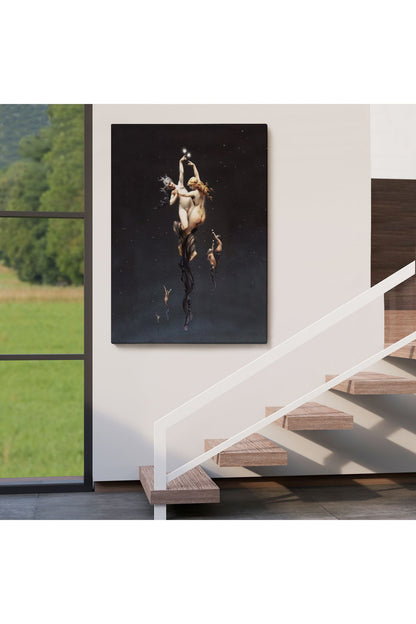 Luis Ricardo Falero İkiz Yıldızlar Tablosu-6239