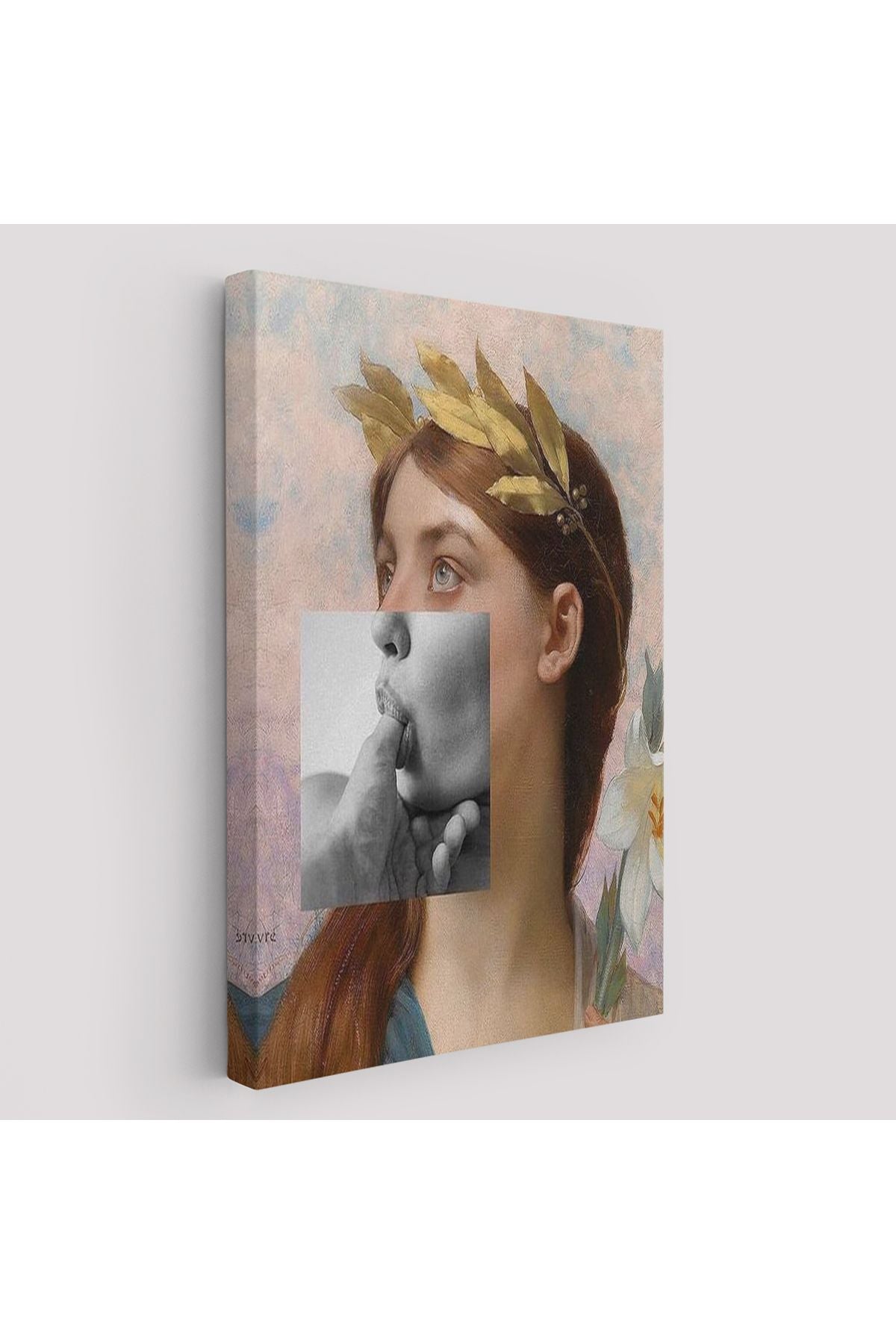 Özel Tasarım, Dekortif BaskıAntik Yunan Rönesans Komik Tablosu -6366