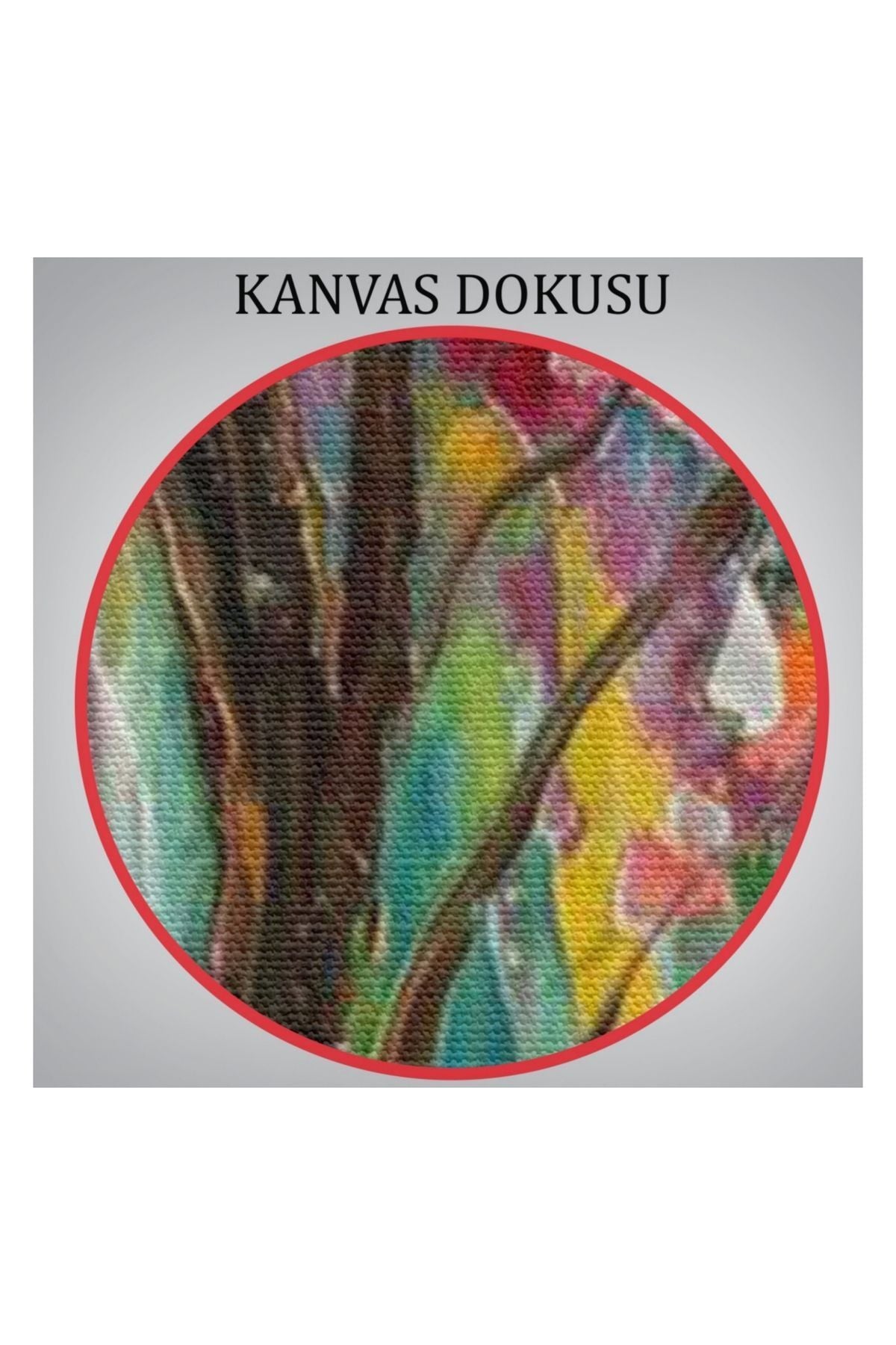 Kanvas Tablo, Duvar Dekoru, Bahar Ağacı Renkli 6144 BUNGKNV