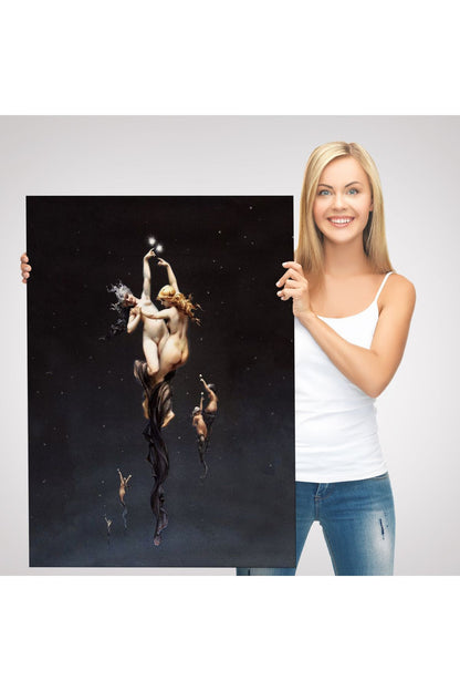 Luis Ricardo Falero İkiz Yıldızlar Tablosu-6239