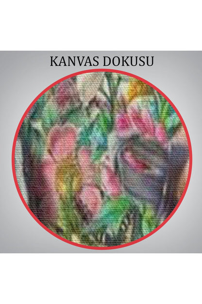 Kadının İçindeki Çiçek Bahçesi Dekoratif Duvar Tablosu-6152