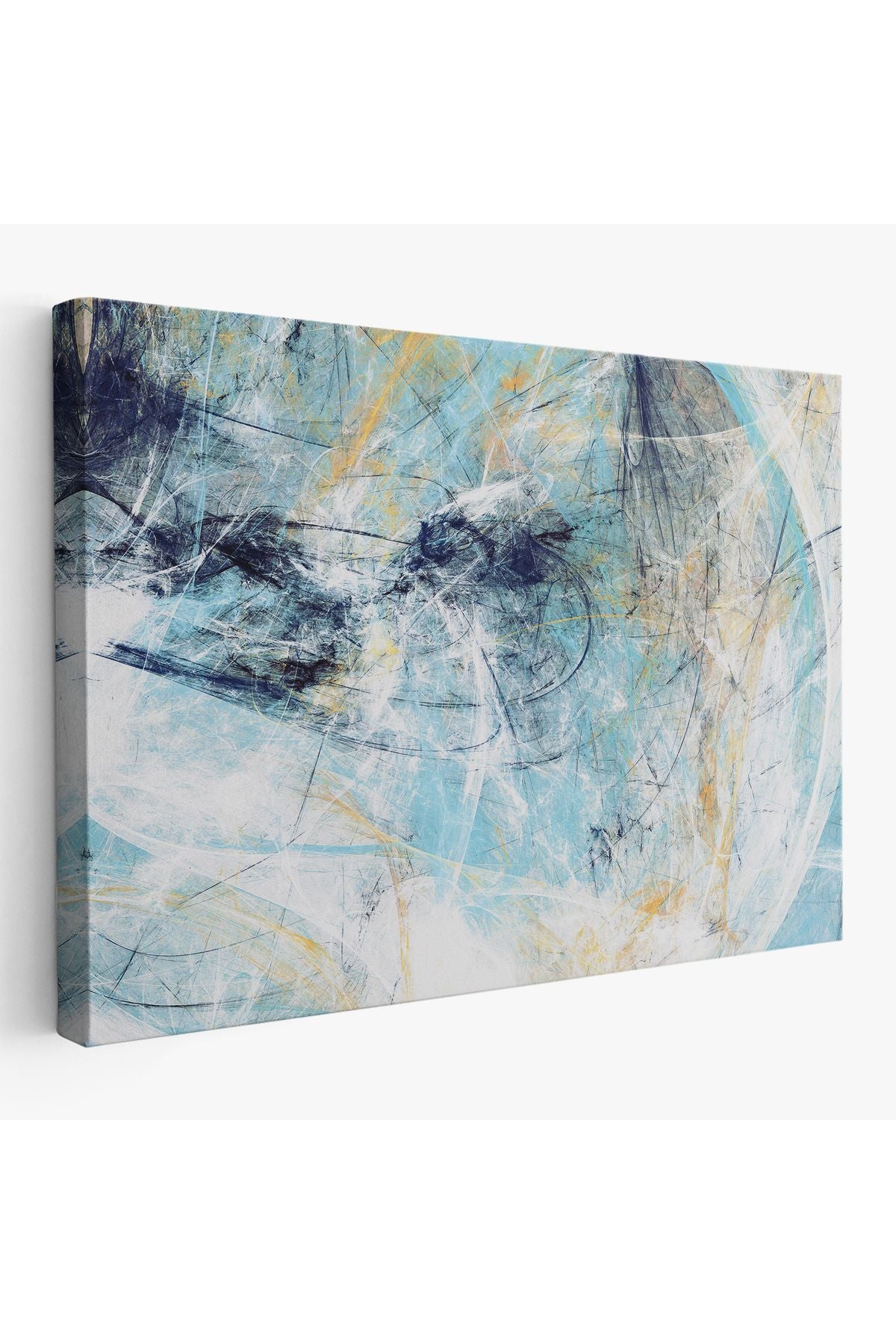 Fütüristlik Soyut Dekoratif Kanvas Duvar Tablosu-3471