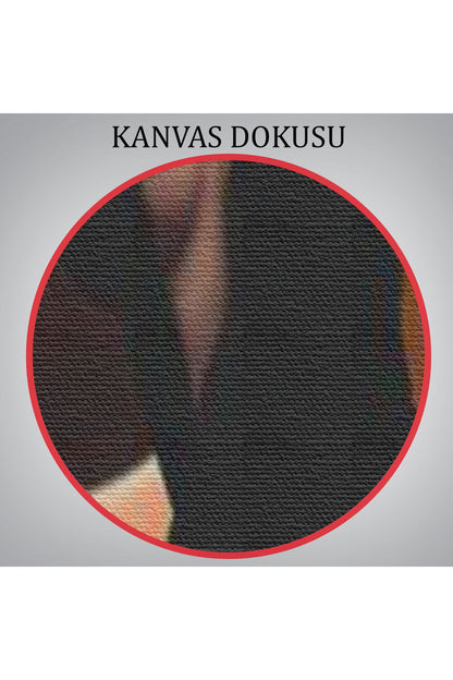 Süpürge İle Uçan Cadı, Cadılar Bayramı Helloven Duvar Tablosu -6086