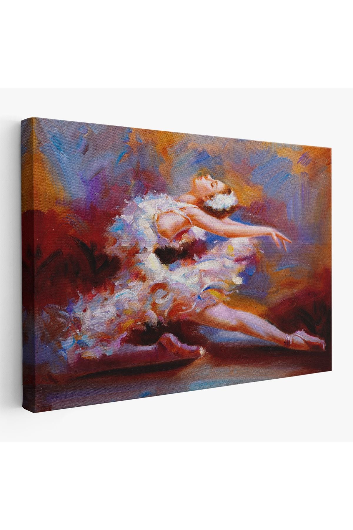 Balerin Kadın Yağlıboya Görünümlü Kanvas Tablo, Sanat Evi Dedoru-5026