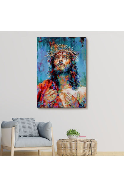 Dekoratif Kanvas Tablo, Duvar Tablosu-Hz İsa Mesih 6308