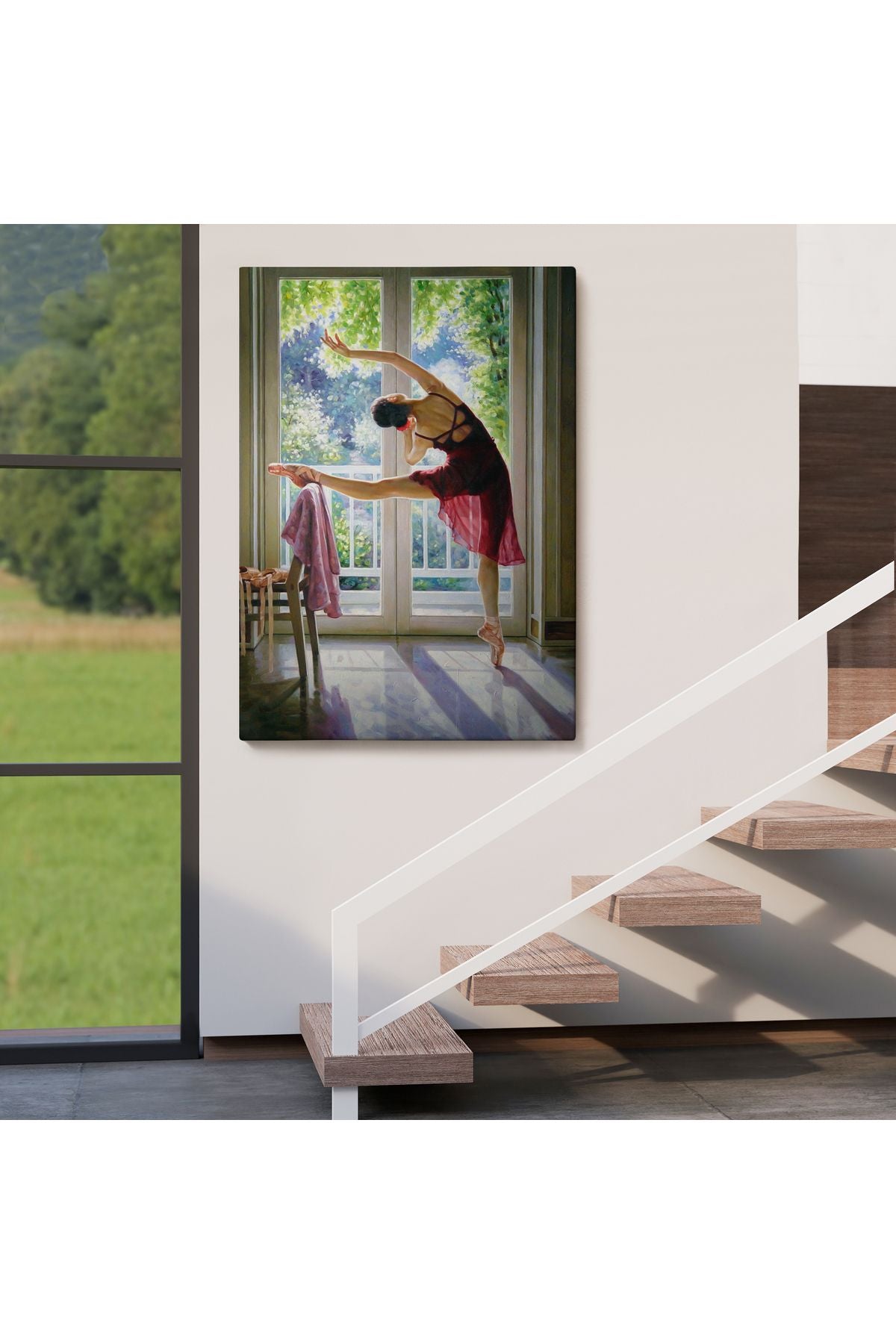 Bale Yapan Dansçı Kadın Duvar Tablosu-6428
