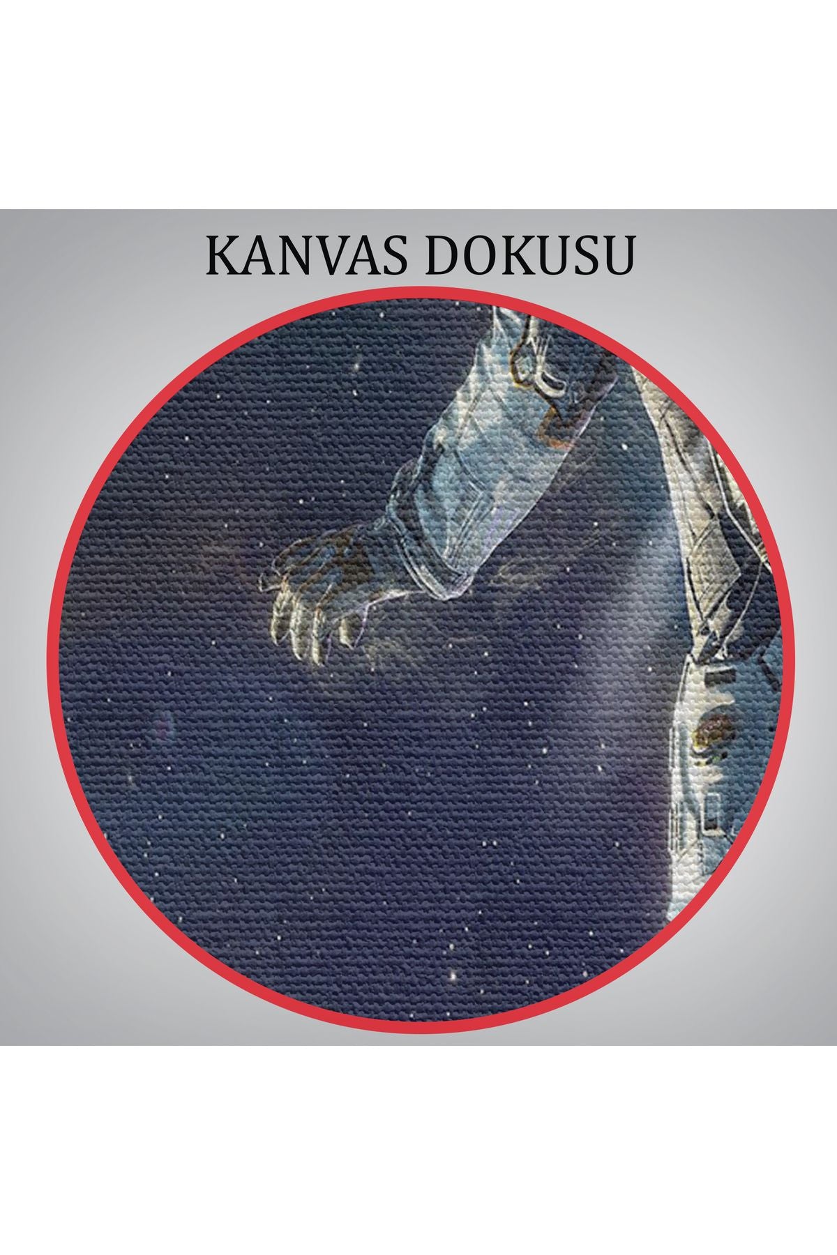 Astronot Duvar SanatıKanvas Tablo, Uzay Posteri, Astronot Uzayda, Gezegen Arka Planı-5381