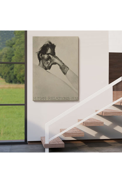 YB İnsan İlişkileri William Mortensen Kanvas Tablo-5297