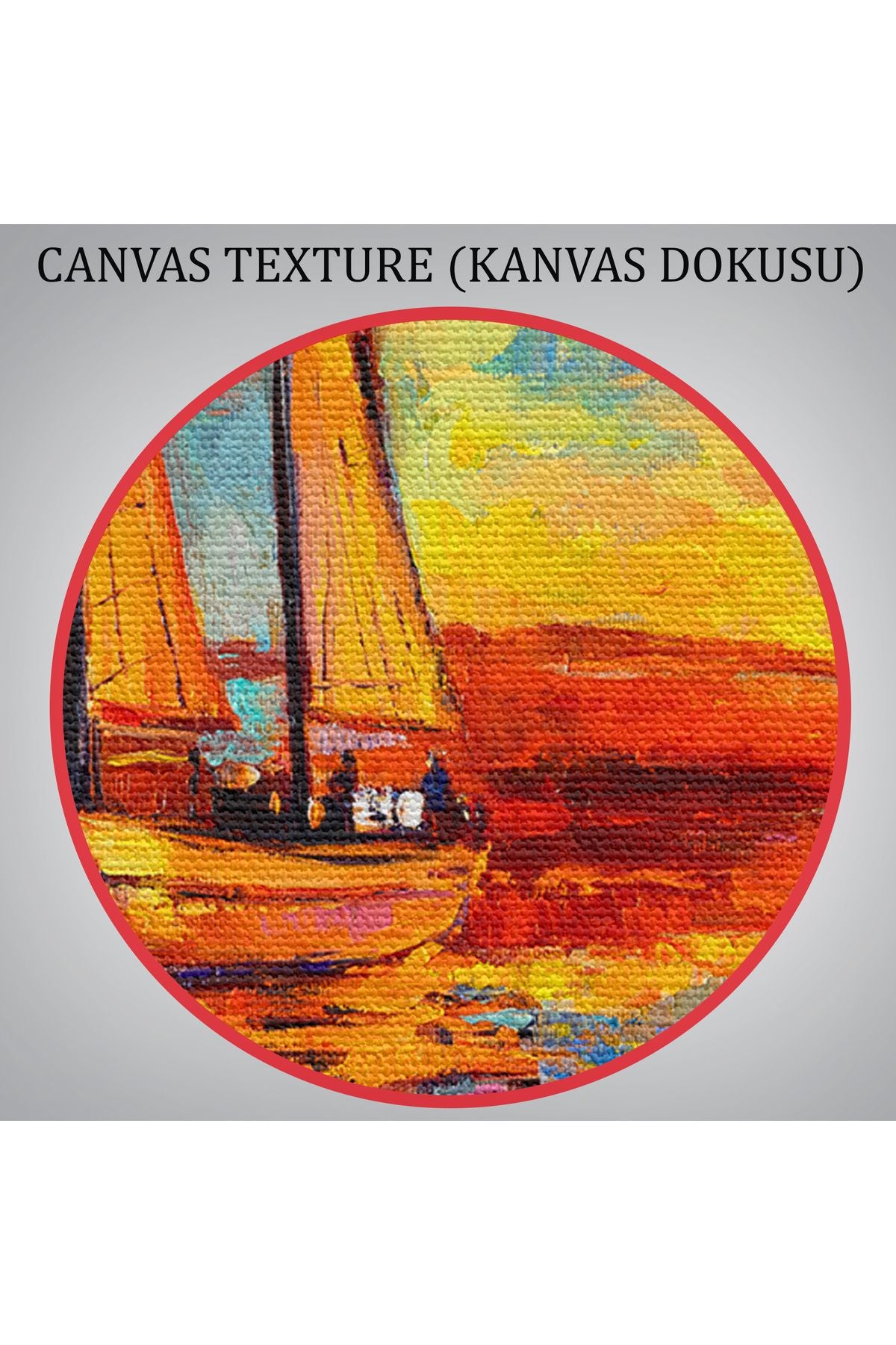 DB  Okyanustaki Büyük Yelkenli Duvar Tablosu-1227