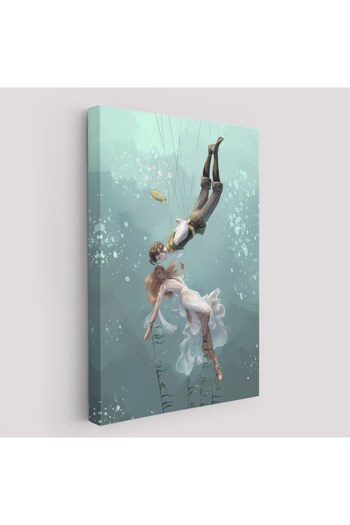 Kötü Kral Jude & Cardan, Denizler Altındaki Aşıklar Kanvas Tablo-5287