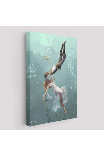 Kötü Kral Jude & Cardan, Denizler Altındaki Aşıklar Kanvas Tablo-5287