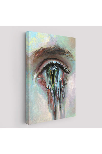 Çerçeveli Gözü Akan Kadın Dekoratif Tablo-6333
