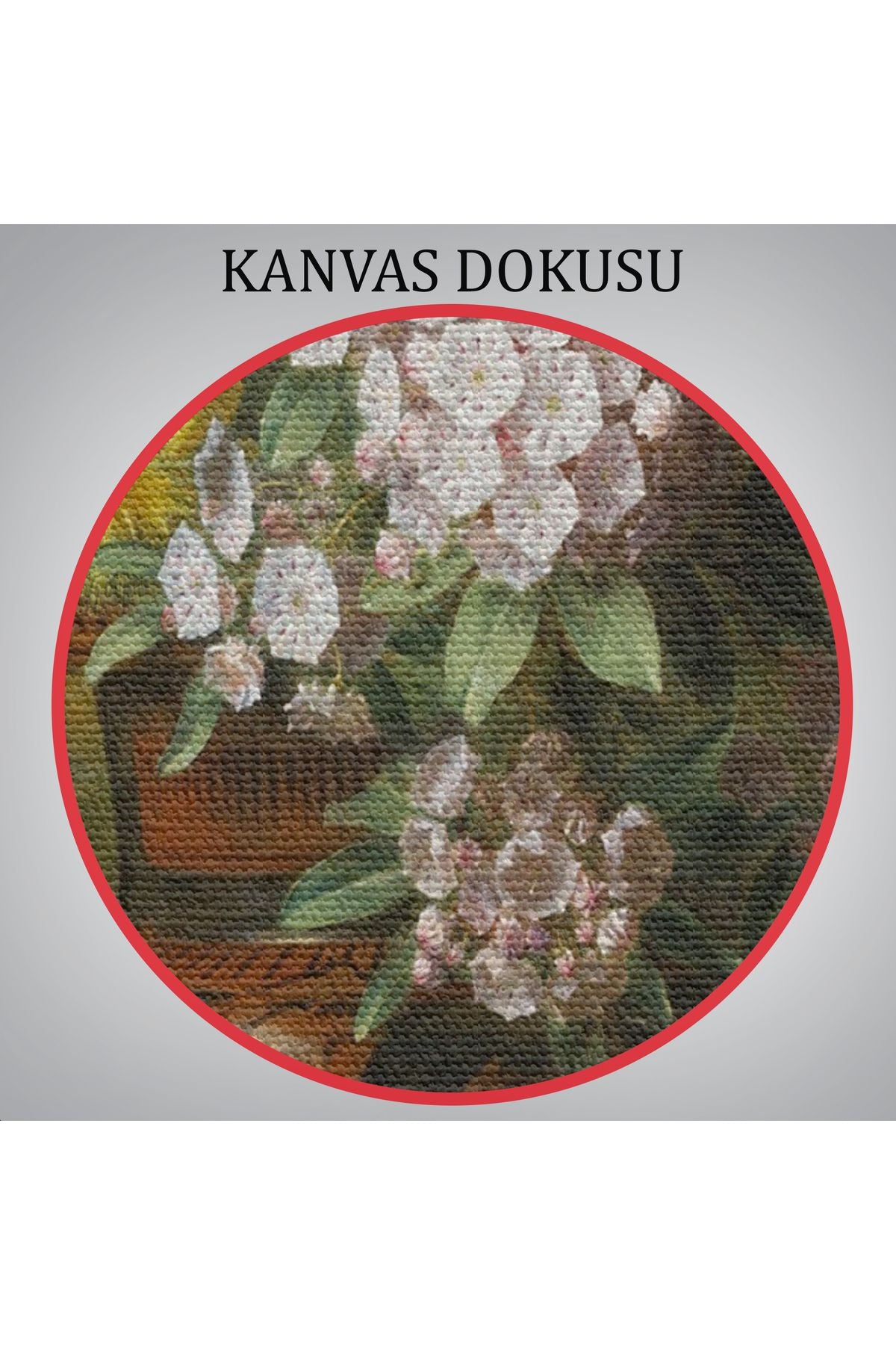 Vazodaki Renkli Çiçekler Tablosu-5925