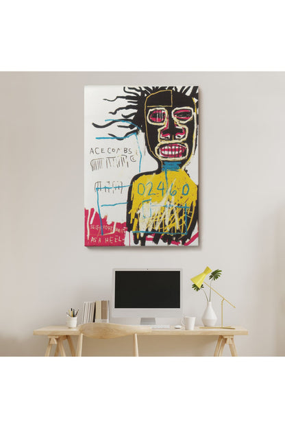 Jean Michel Basquiat'ın Kendi Portresi Kanvas Tablo-4967