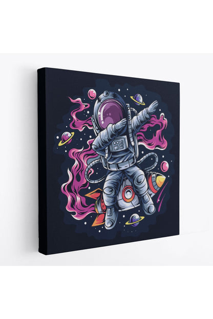 Dans Eden Astronot Kanvas Tablo-5069