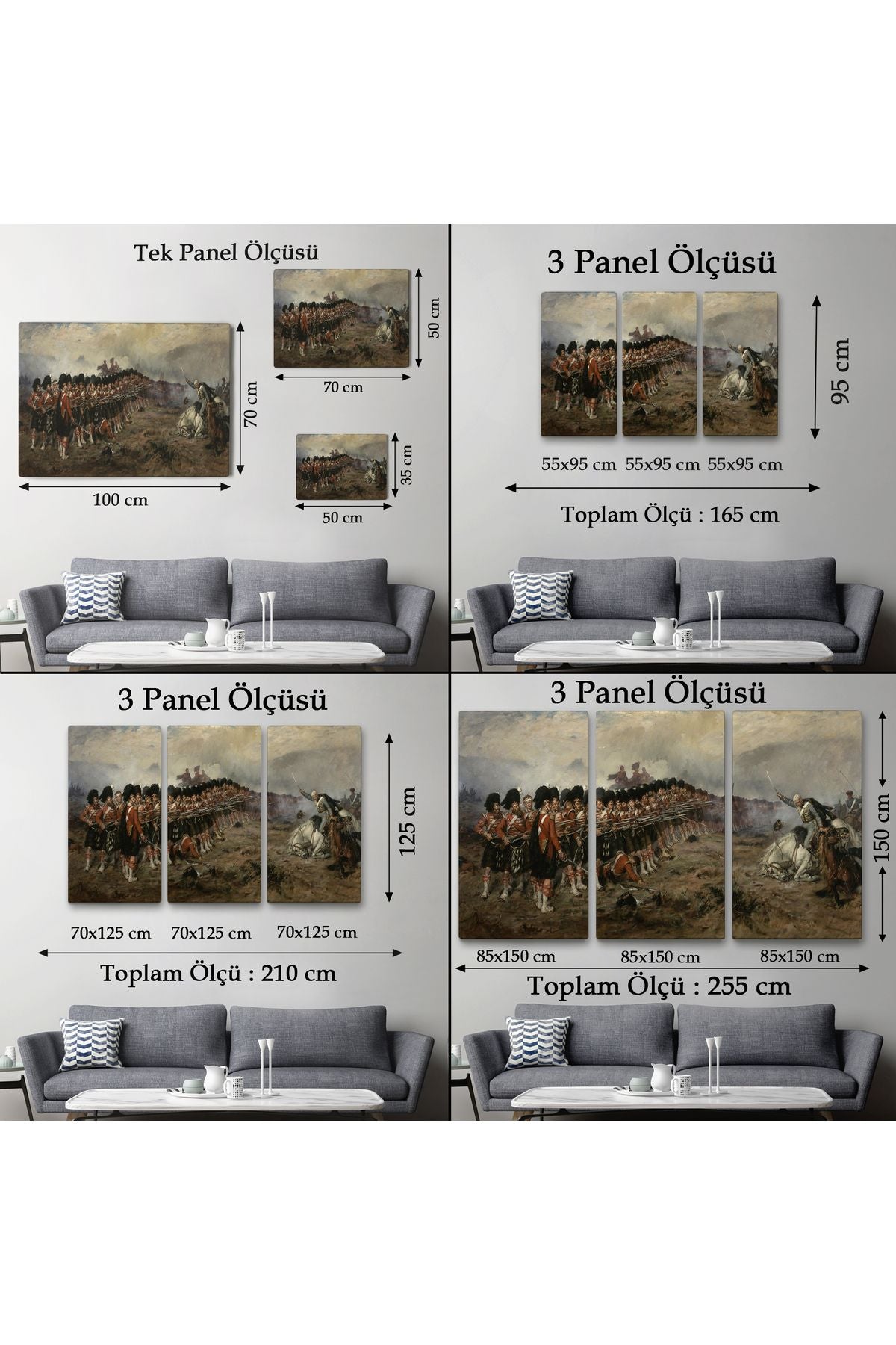 Robert Gibb'in İnce Kırmızı Çizg Tablosu -The Thin Red Line-6602